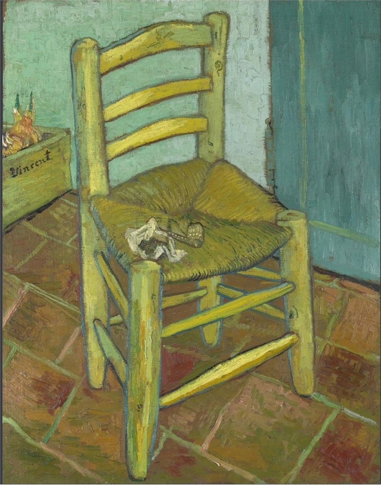 Vincent S Chair With His Pipe